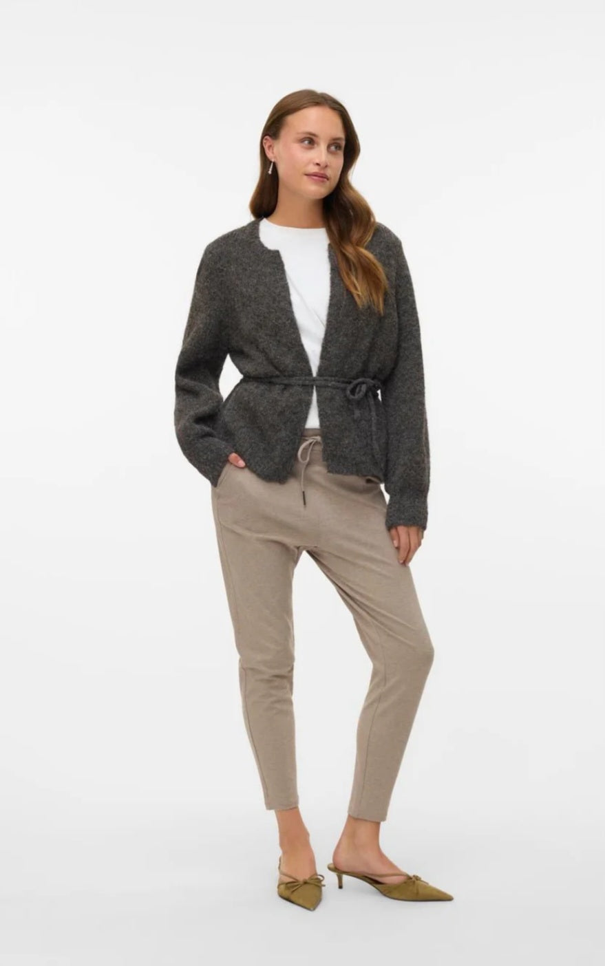 VMAGNES Knit Cardigan - Chocolate Torte